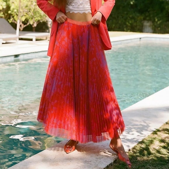 Hutch Tiered Ruffle Tulle Skirt Size L - Picture 5 of 8